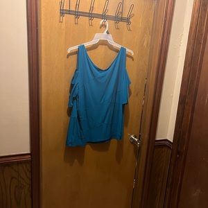 Lane Bryant blue shirt